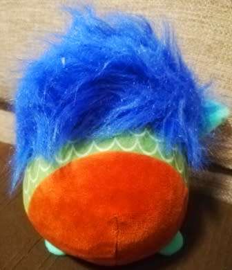 Dreamworks Blue Hair Troll Plush Soft Toy. 22cm.