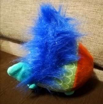 Dreamworks Blue Hair Troll Plush Soft Toy. 22cm.