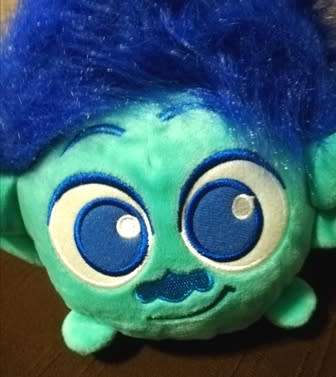 Dreamworks Blue Hair Troll Plush Soft Toy. 22cm.