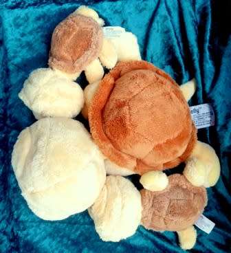 3x Lil` Peepers Shelly the Turtle Mom and Babies by Russ Berrie. Great Price!