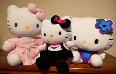 3x Hello Kitty!  Super Plush Gorgeous Toys!  28cm, 30cm and 38cm Tall.
