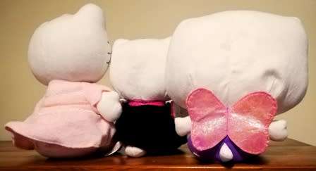 3x Hello Kitty!  Super Plush Gorgeous Toys!  28cm, 30cm and 38cm Tall.