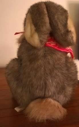 Rare Vintage `The Old Classics By Fine Toy Co.` A Beautiful, Plush Bunny Rabbit! 34cm.
