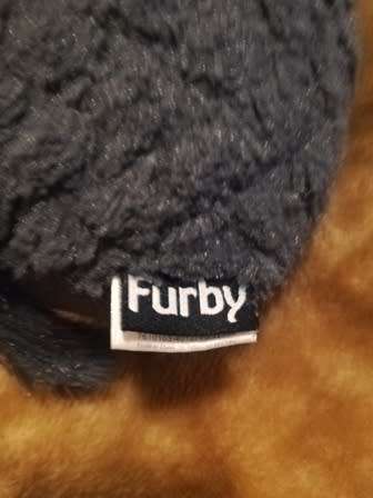 Official Black Magic Furby 2013 Famosa Hasbro. Fire eyes. RARE plush toy.