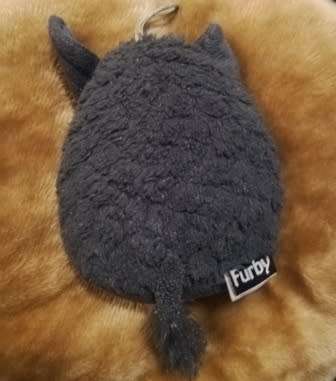 Official Black Magic Furby 2013 Famosa Hasbro. Fire eyes. RARE plush toy.