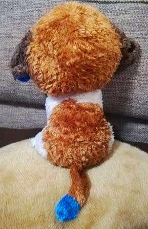 Duke, the big, sparkly eyed. Plush soft toy from TY. 24cm.