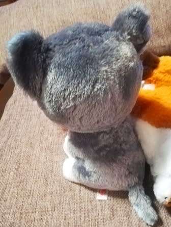 TySilk Beanie Boos. Slush the Husky - Glitter eye color. 25cm.