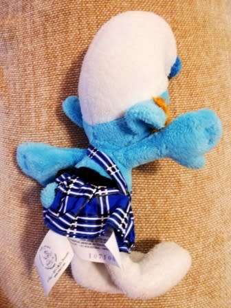 A beautiful, RARE Scottish Smurf named Gutsy, from the Smurfs movie.