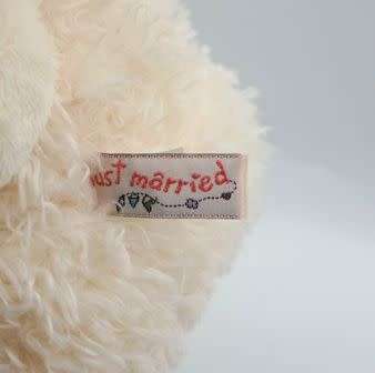 RARE Nici Plush Soft Toy! Just Married Jolly Mah Bride. 28cm.