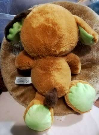 Beautiful little Fudge!  The Sunkid glitter eye Puppy.  33cm.