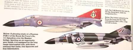 Aviation Fact File. Modern Fighting Aircraft: F-4 Phantom II. Vintage Large hardcover book. 1984.