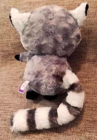 Yoohoo & Friends - Lemmee the Ring Tailed Lemur.  Super Soft Plush Toy!  22cm.