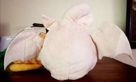 The Misfits Gang.  Guz the Garlic Vampire plush soft toy. 30cm.