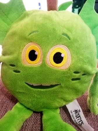 The Misfits Gang. Prickly the Pear plush soft toy. 28cm.