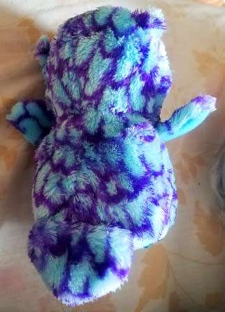 TY. Oscar the Beanie Boo Barn Owl. Blue Glitter Eyes! 2015.