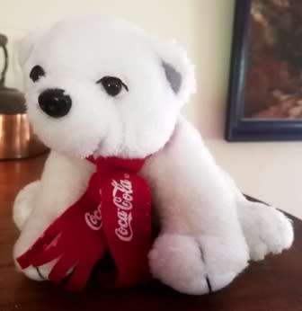 Collectable Coca-Cola Bear! 20cm.