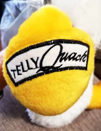 Rare Telly Quack from the 80`s Game Show TELLY FUN QUIZ!!! 38cm.