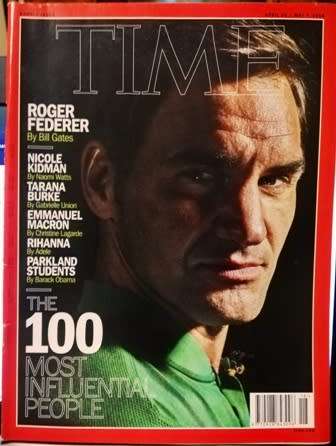 Time Magazine. Apr 30 & May 7, 2018. The 100 Most Influential People!