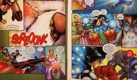 Trinity Angel - Eaten by the Flaming Queen. #4 Oct 1997. Acclaim Comics Valiant Heroes.