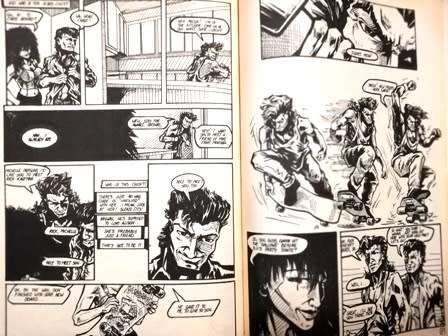 RARE Shred of Survival and Revenge Comic! CFW Action Adventure Series. November 1989. #8.