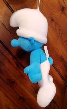 The Smurfs - Clumsy Smurf Plush Toy.  35cm.