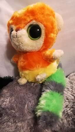 RARE YooHoo & Friends. Aurora Yoohoo Capuchin Monkey. 16 cm.