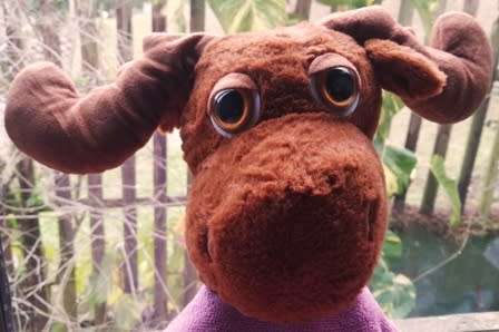 Big Headz - Around the World! Mac the Moose. Super Plush Soft Toy.  22cm. Cheap Price!