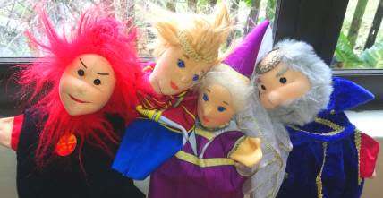 RARE 4x Steiff Knopf Im Ohr hand puppets. Great additions to a Steiff collection!