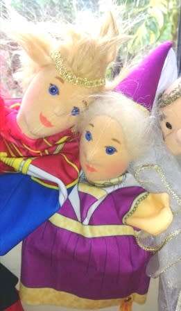 RARE 4x Steiff Knopf Im Ohr hand puppets. Great additions to a Steiff collection!