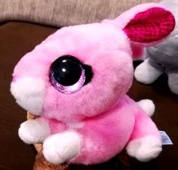 Coco the pink, super soft, beautiful Bunny! 15cm.