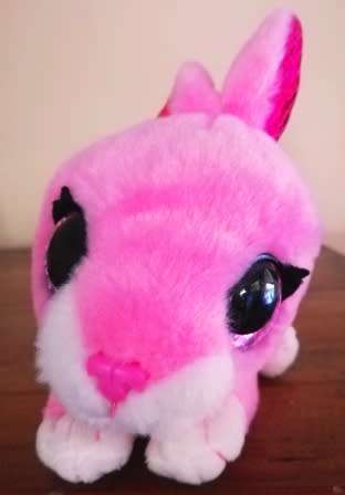 Coco the pink, super soft, beautiful Bunny! 15cm.