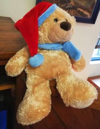 Beautiful Bob the Christmas Teddy Bear! Super Soft! 33cm.