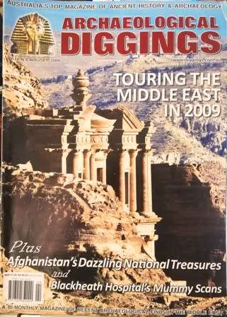 Archaeological Diggings Magazines. Vol 16 No 4 - Aug/Sept 2009. Australian Publication.
