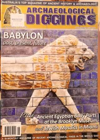 Archaeological Diggings Magazines. Vol 16 No 6 - Dec/Jan 2010. Australian Publication.