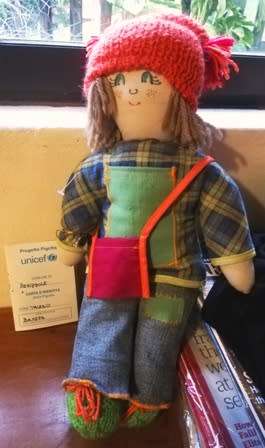 Valerio a Collectable Unicef Progetto Pigotta Doll. 40cm. Collect them all!