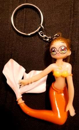 Beautiful Indian Amanvani Mermaid Keyring! 9cm.