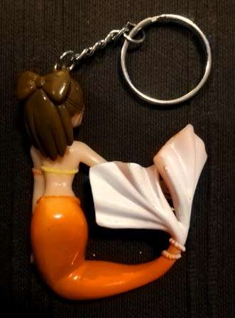 Beautiful Indian Amanvani Mermaid Keyring! 9cm.