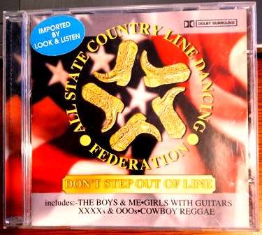 State Country Line Dancing Federation. Don`t step out of Line! CD. Great price!