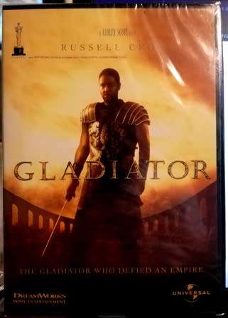 Gladiator - A Ridley Scott Film Starring Russell Crow. Classic DVD. Still Sealed.