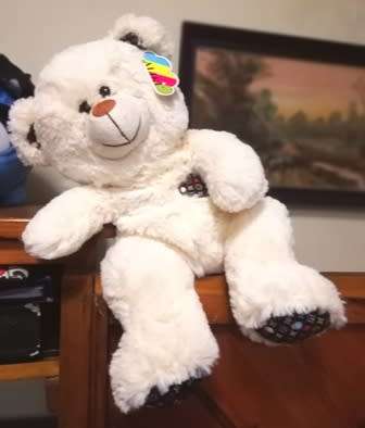 Aliki, the super soft Bear. Beautiful plush toy! 36cm.