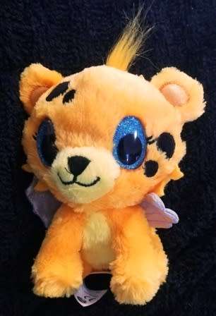 Hatchimals Plush Orange Super Soft Toy with Silver Wings. 15cm. Collect them all!
