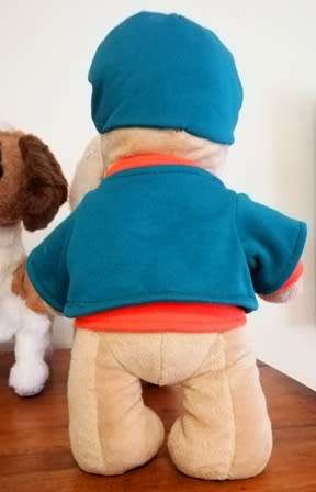 RARE Miami Dolphin`s Doctor/Nurse Bear with Beanie & T-shirts. 38cm.