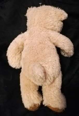 Biggles the Bear for Baby with a rattle in tummy. 30cm. Cuteness!