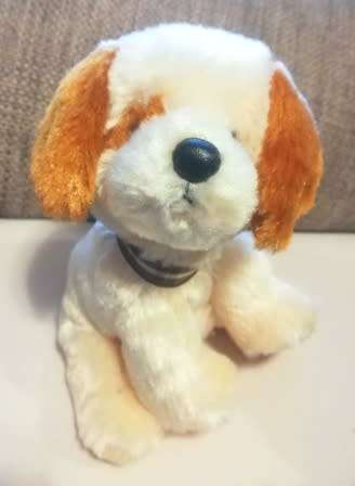 TY Velvety Beanie Baby. Boomer the Doggie. Super Plush! 16cm.