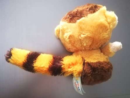 RARE YooHoo & Friends plush toy. Roodee the Capuchin Monkey. 16 cm.