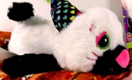 Cutetitos Partyitos Series. Catito Mewito the Cat! Collectible Party-Themed Plush Animals.