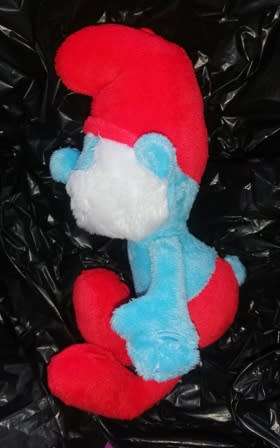 The Smurfs - Papa Smurf plush toy.  25cm.