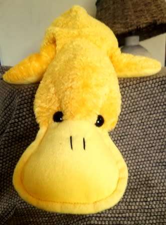 Dixi the Platypus Duck. Super soft and cuddly plush toy. 38cm.