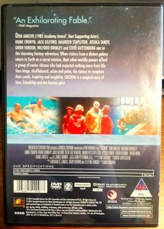 Cocoon a Ron Howard Film! A Celebration of the Human Spirit! DVD.