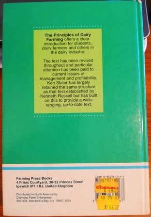 The Principles of Dairy Farming by Ken Slater. 11th Edition 1991.
